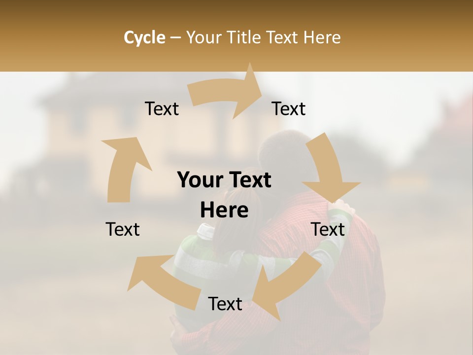 Sad Sunrise Parent PowerPoint Template