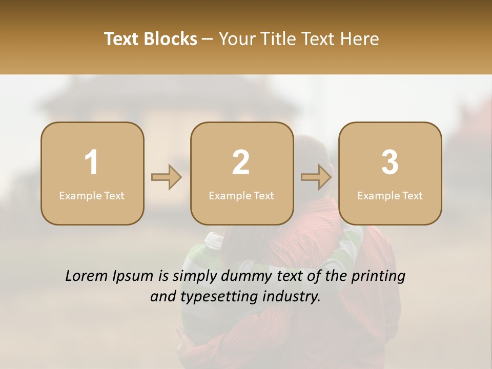 Sad Sunrise Parent PowerPoint Template