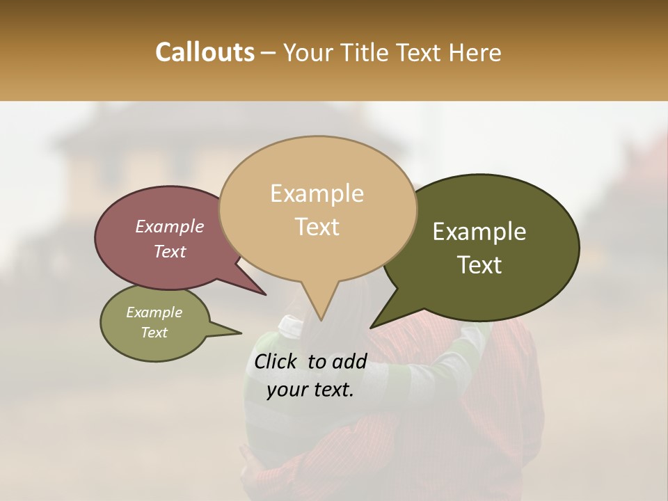 Sad Sunrise Parent PowerPoint Template