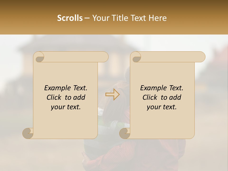 Sad Sunrise Parent PowerPoint Template