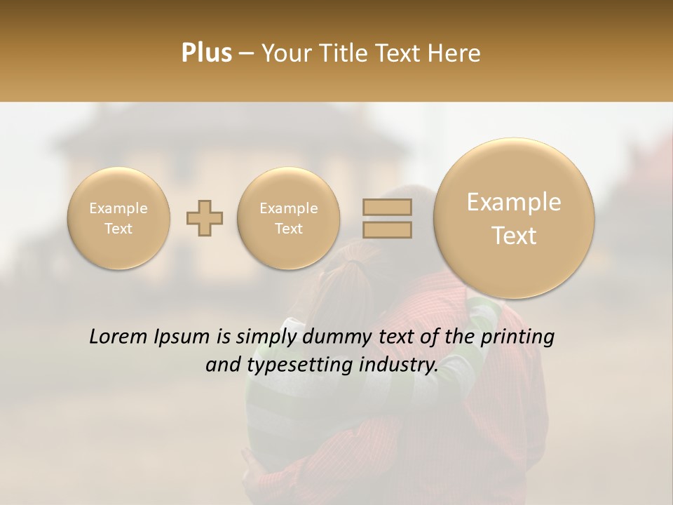Sad Sunrise Parent PowerPoint Template