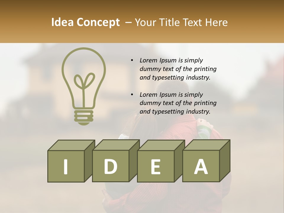 Sad Sunrise Parent PowerPoint Template