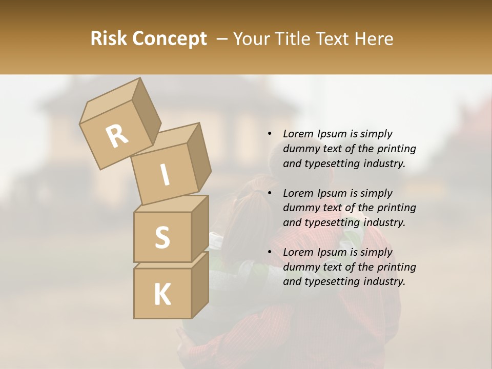 Sad Sunrise Parent PowerPoint Template