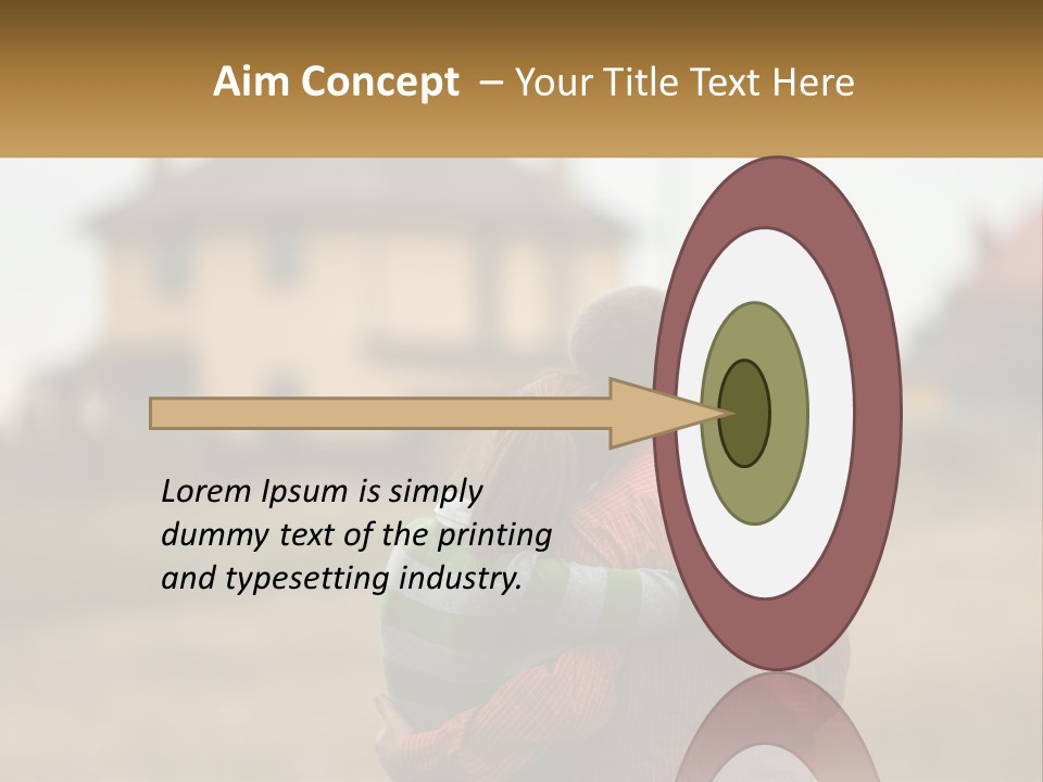 Sad Sunrise Parent PowerPoint Template