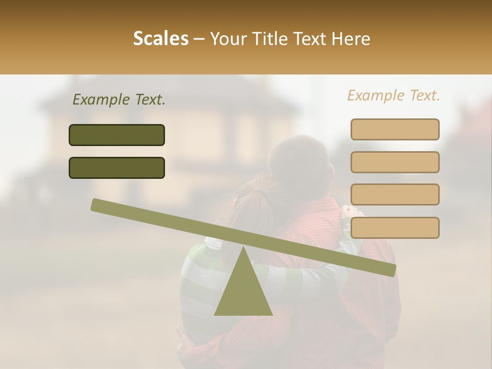 Sad Sunrise Parent PowerPoint Template