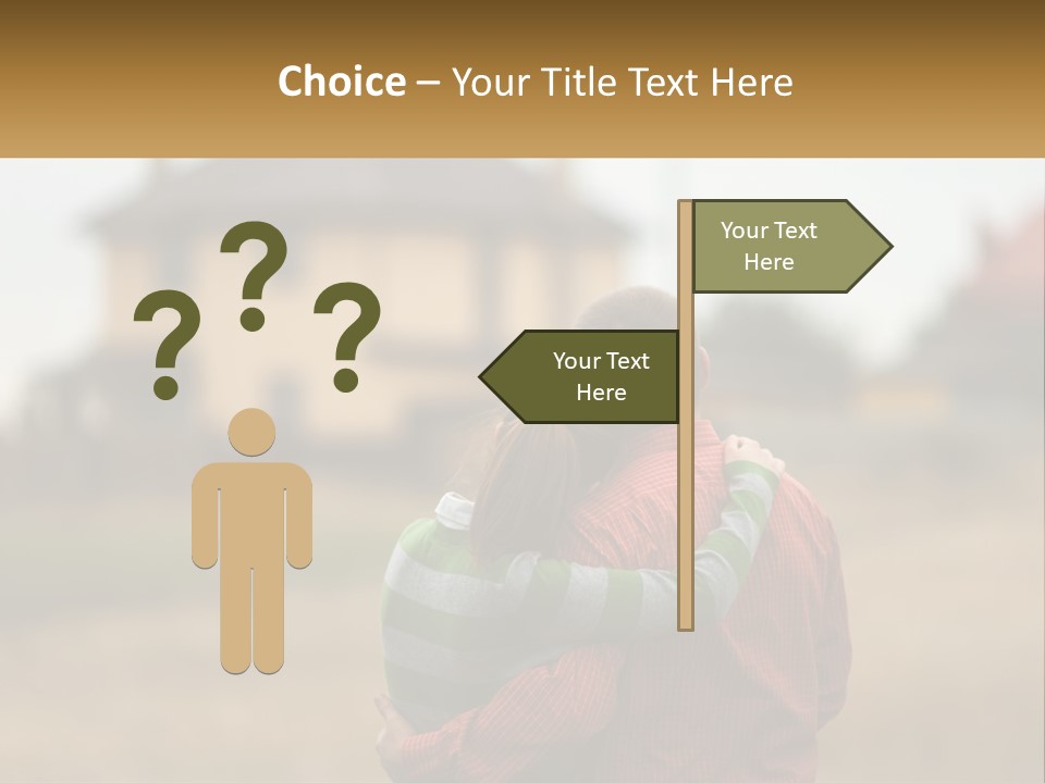 Sad Sunrise Parent PowerPoint Template