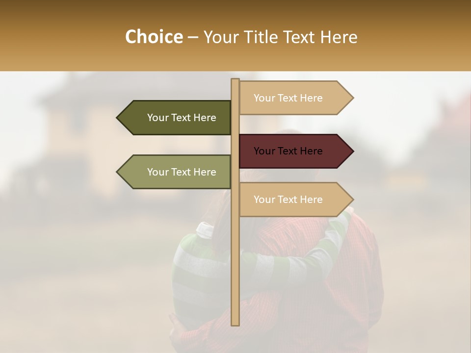 Sad Sunrise Parent PowerPoint Template