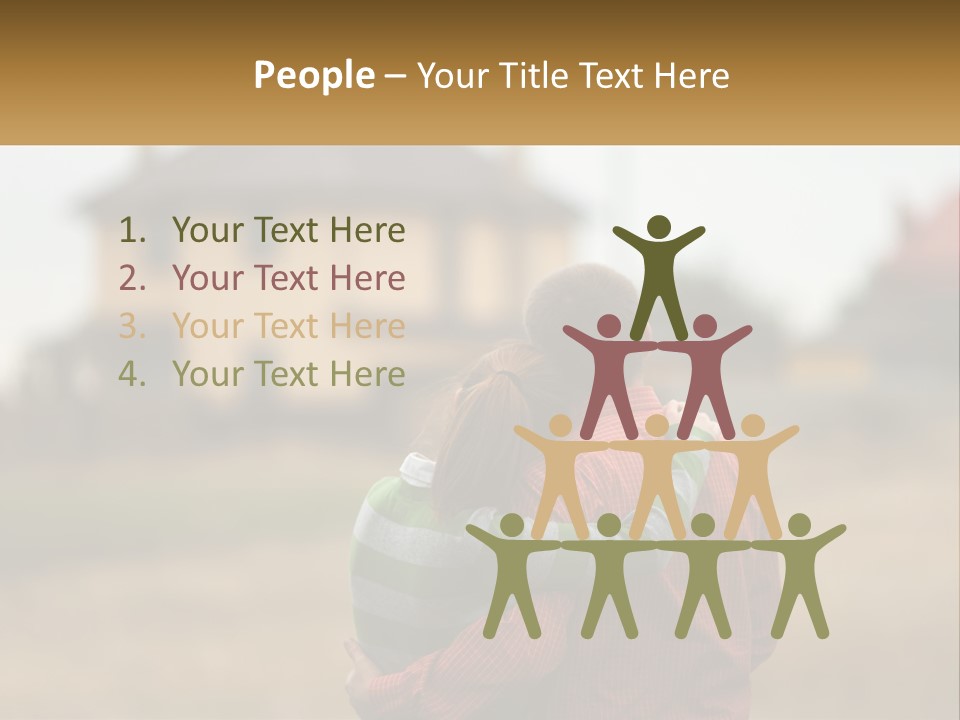 Sad Sunrise Parent PowerPoint Template