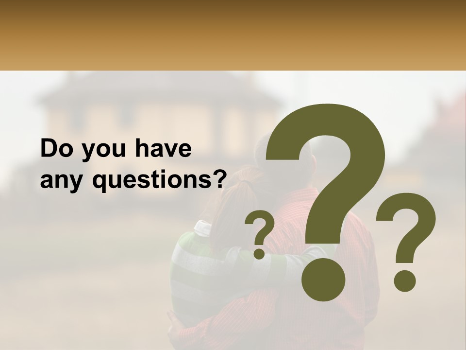 Sad Sunrise Parent PowerPoint Template