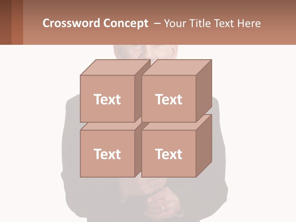 Sand Beach Sea PowerPoint Template