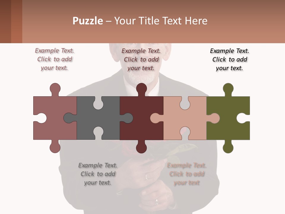 Sand Beach Sea PowerPoint Template