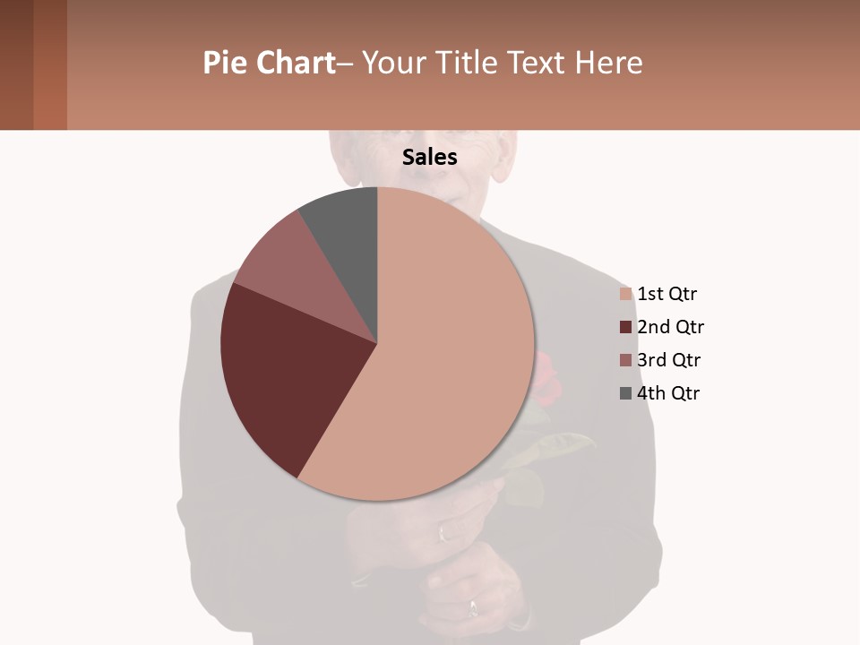 Sand Beach Sea PowerPoint Template