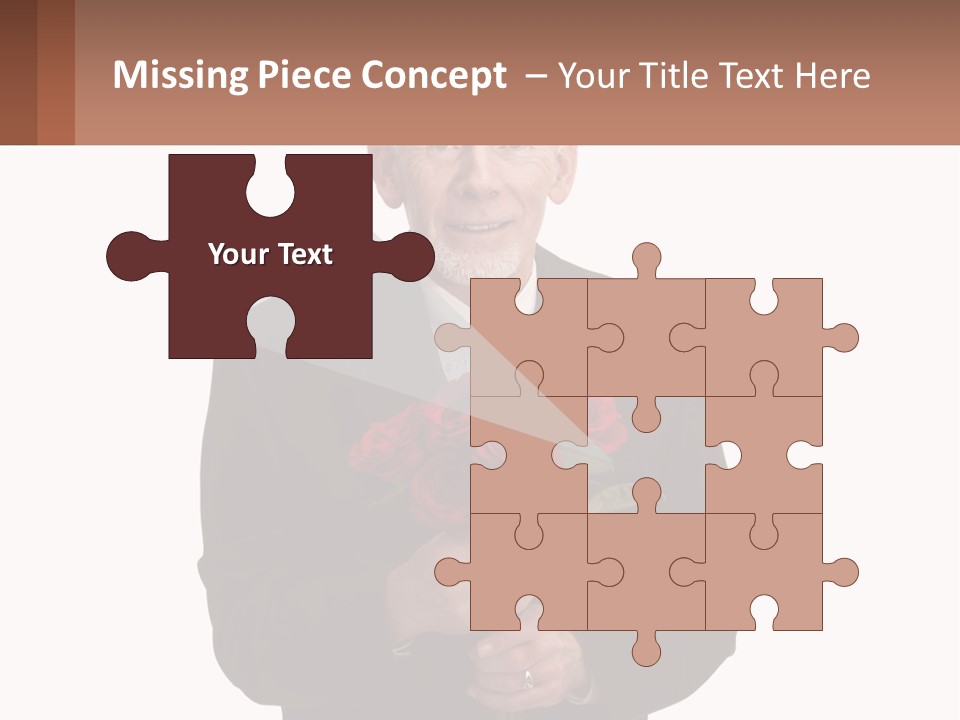 Sand Beach Sea PowerPoint Template