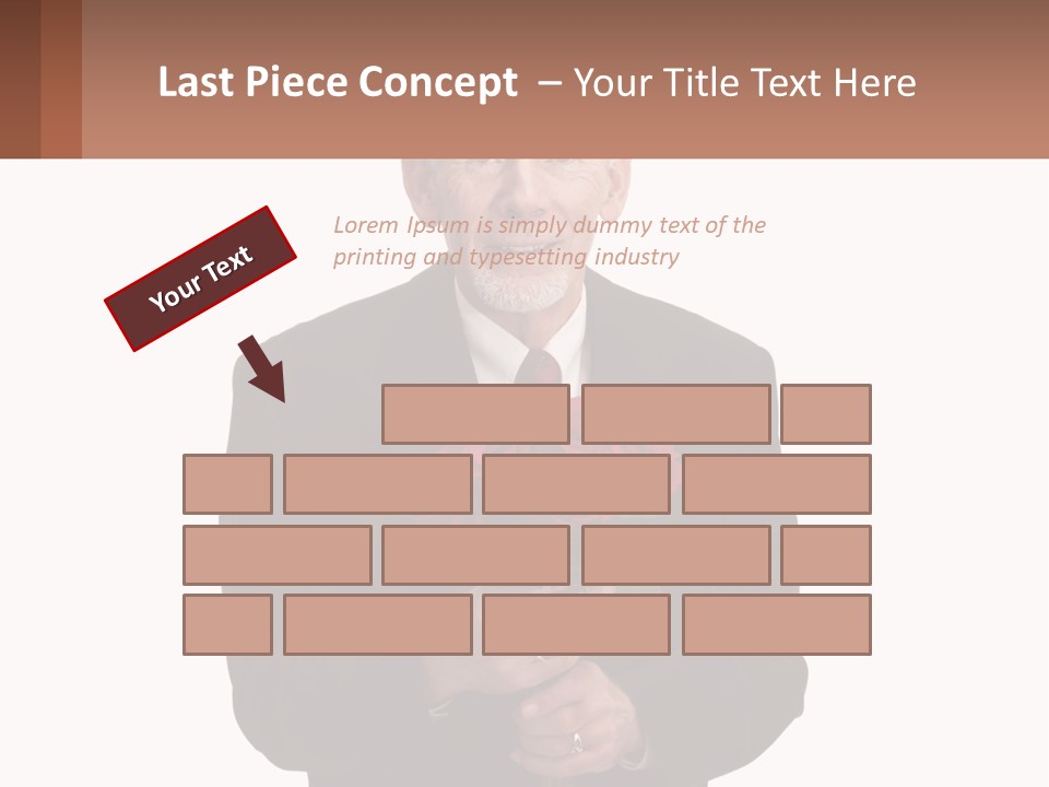 Sand Beach Sea PowerPoint Template