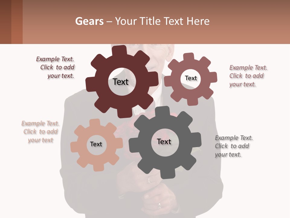 Sand Beach Sea PowerPoint Template