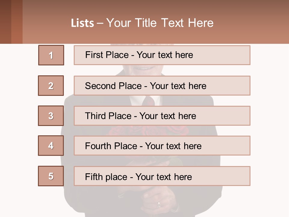 Sand Beach Sea PowerPoint Template