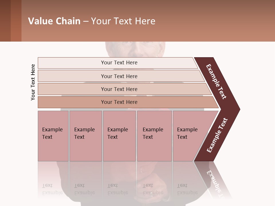 Sand Beach Sea PowerPoint Template
