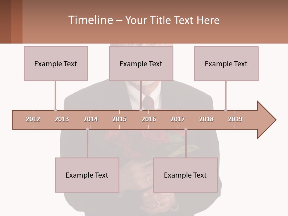 Sand Beach Sea PowerPoint Template