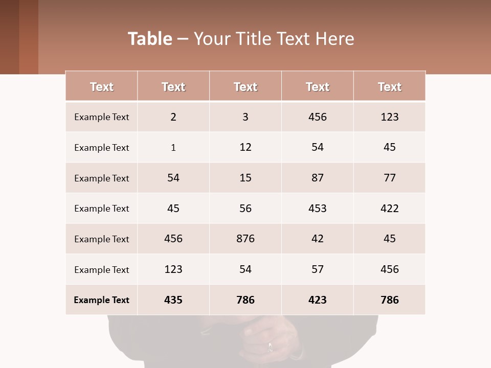 Sand Beach Sea PowerPoint Template