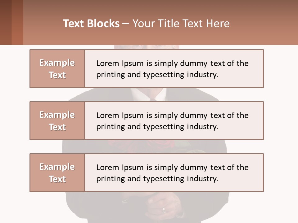 Sand Beach Sea PowerPoint Template