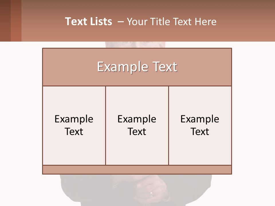 Sand Beach Sea PowerPoint Template
