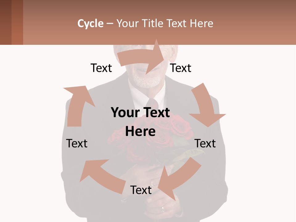 Sand Beach Sea PowerPoint Template