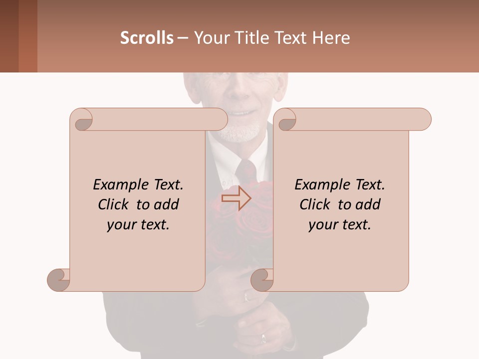 Sand Beach Sea PowerPoint Template