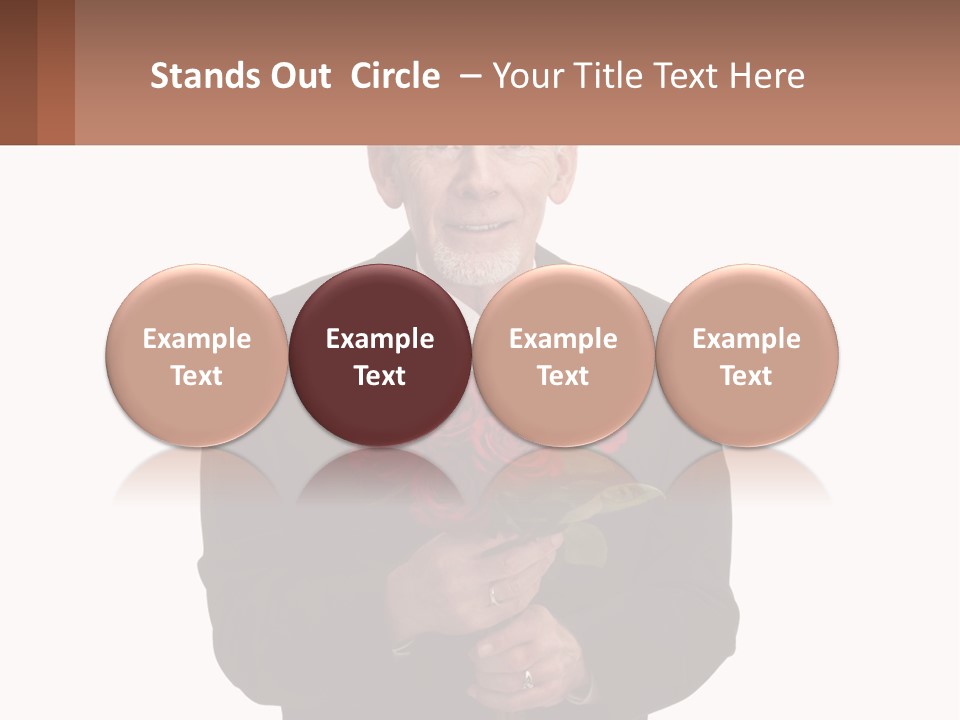 Sand Beach Sea PowerPoint Template