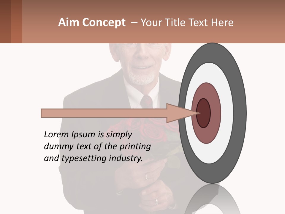 Sand Beach Sea PowerPoint Template