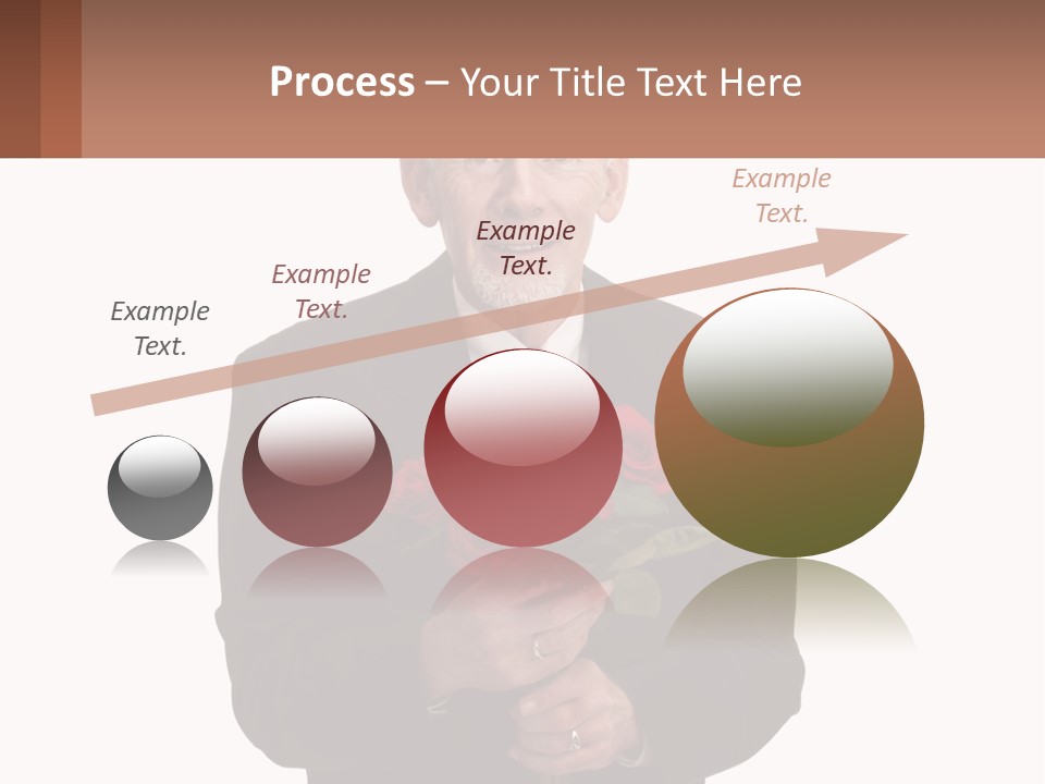 Sand Beach Sea PowerPoint Template