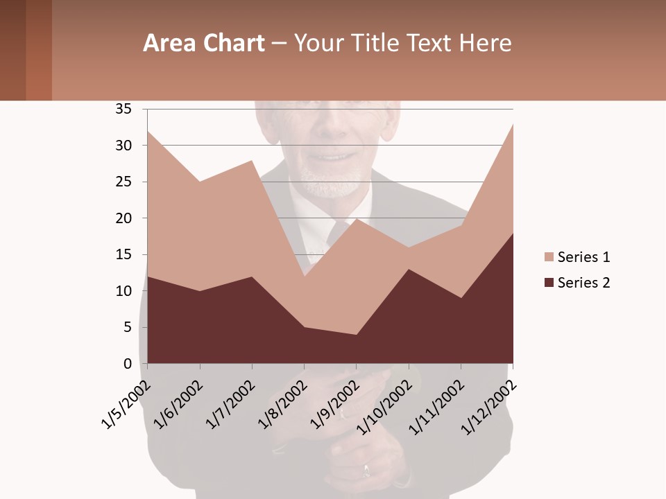 Sand Beach Sea PowerPoint Template