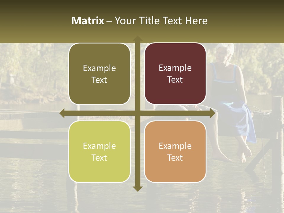 Portrait Sad Single PowerPoint Template