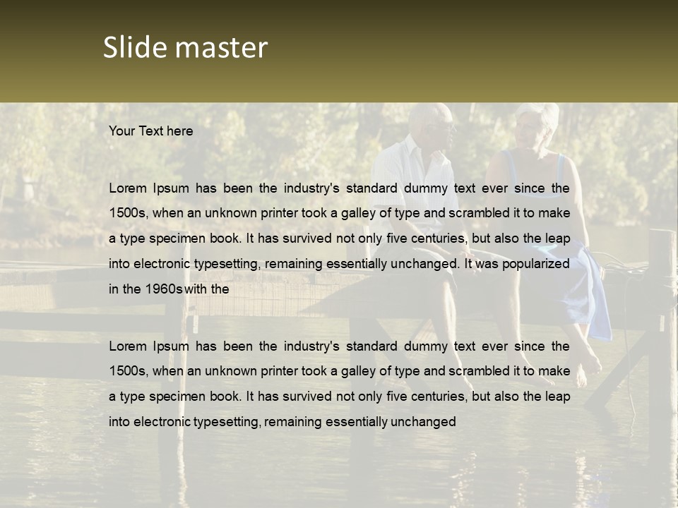 Portrait Sad Single PowerPoint Template