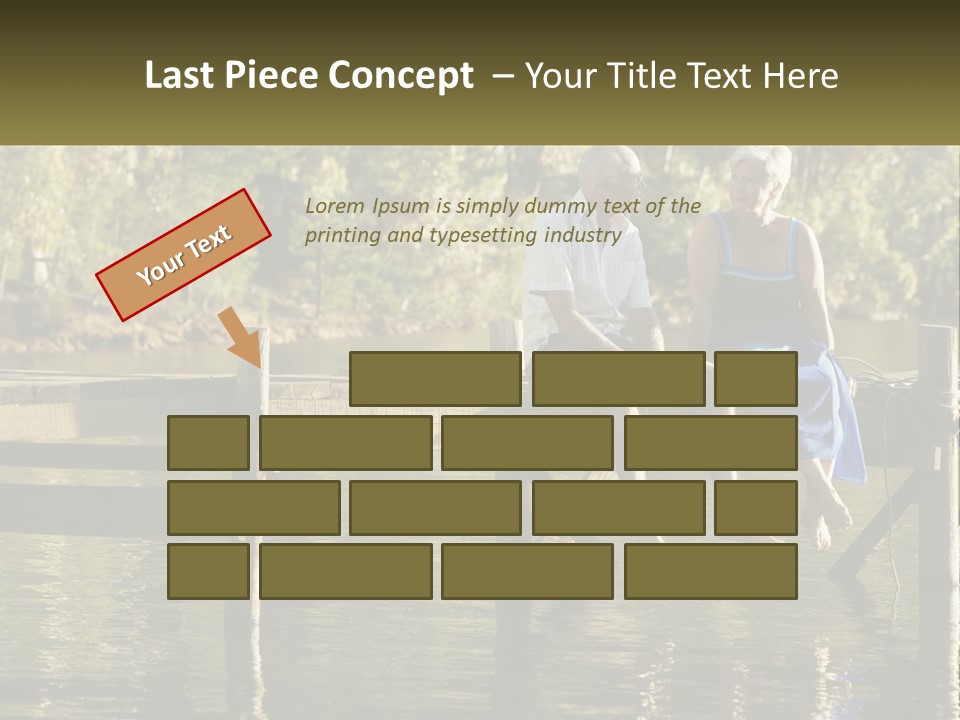 Portrait Sad Single PowerPoint Template