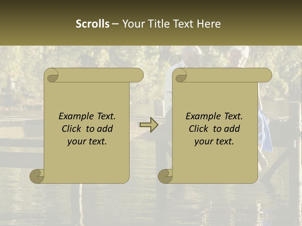 Portrait Sad Single PowerPoint Template