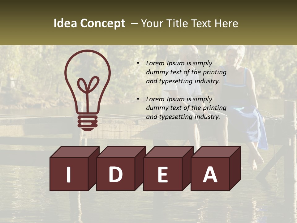 Portrait Sad Single PowerPoint Template