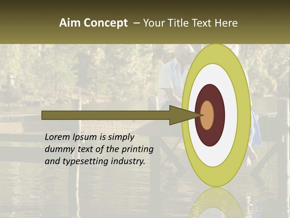 Portrait Sad Single PowerPoint Template