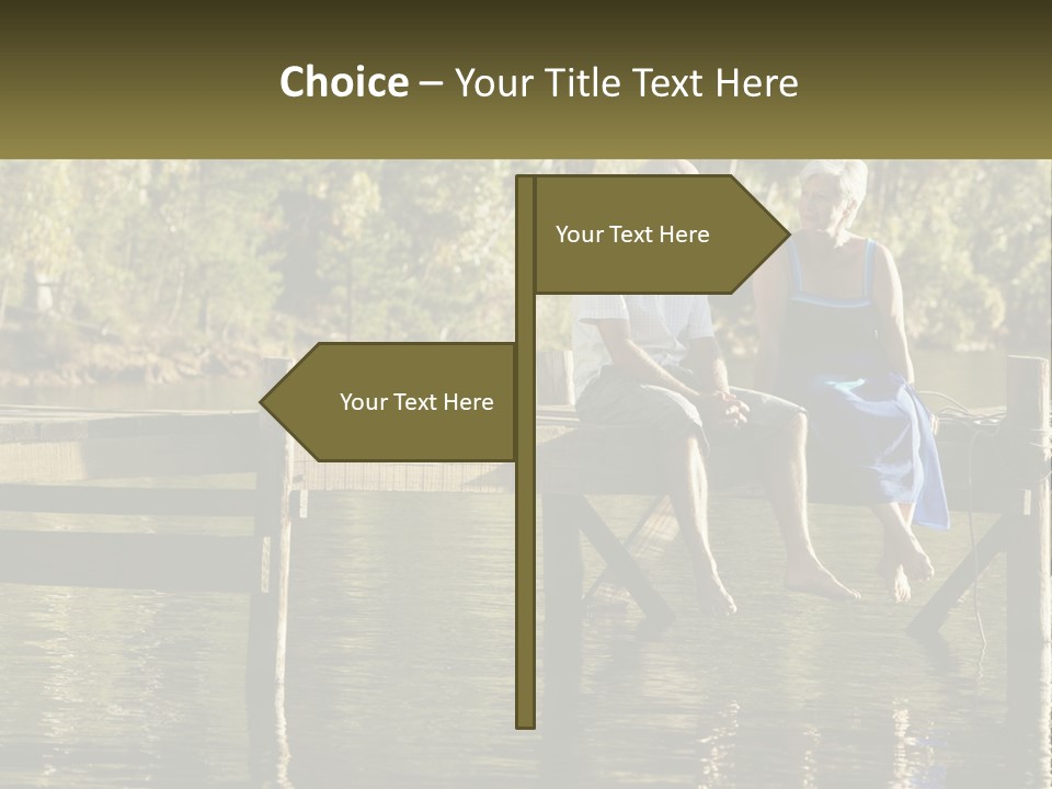 Portrait Sad Single PowerPoint Template