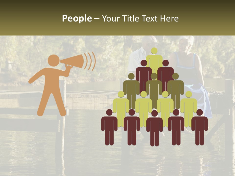 Portrait Sad Single PowerPoint Template