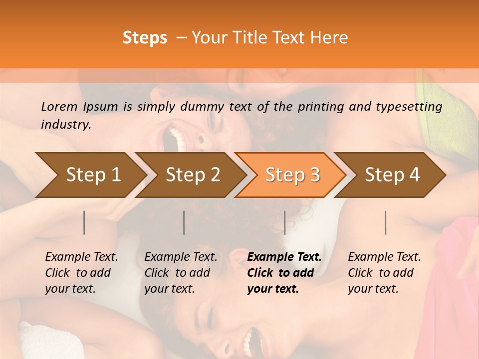 Standing Sand Beach PowerPoint Template