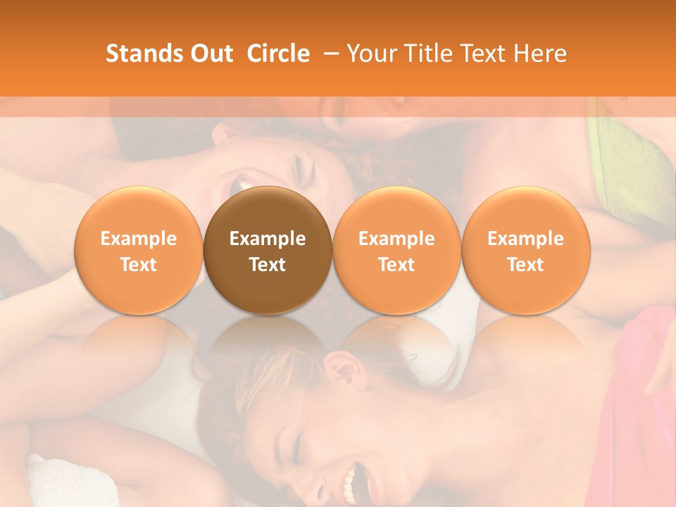 Standing Sand Beach PowerPoint Template