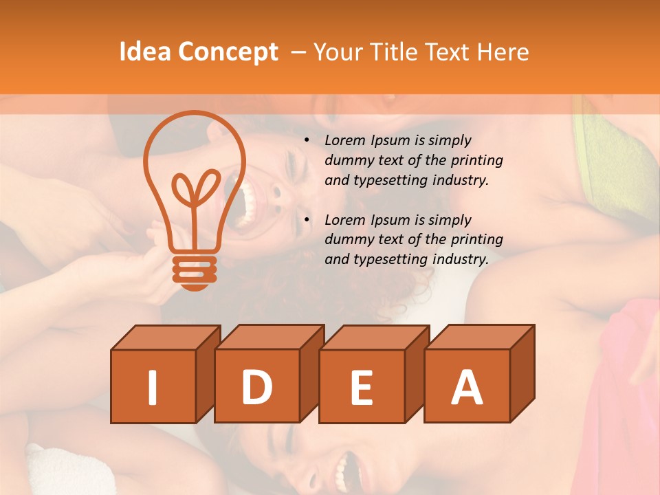 Standing Sand Beach PowerPoint Template