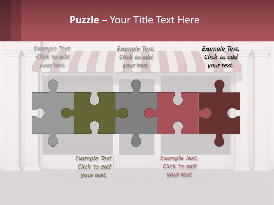 Caucasian Single Calm PowerPoint Template