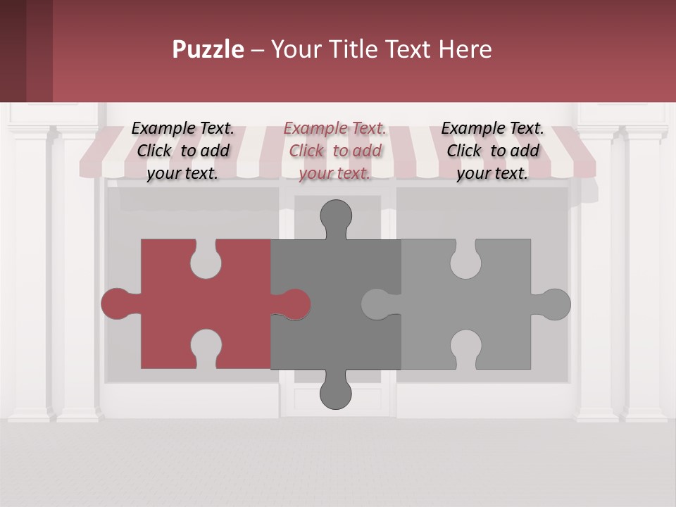 Caucasian Single Calm PowerPoint Template