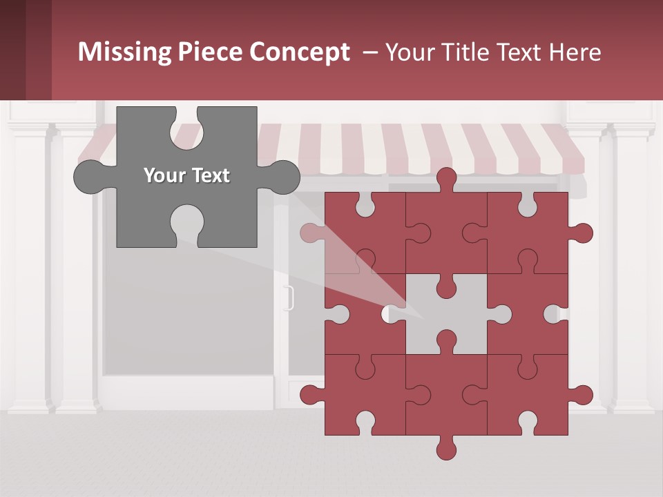 Caucasian Single Calm PowerPoint Template