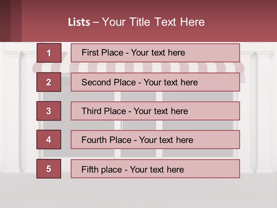 Caucasian Single Calm PowerPoint Template