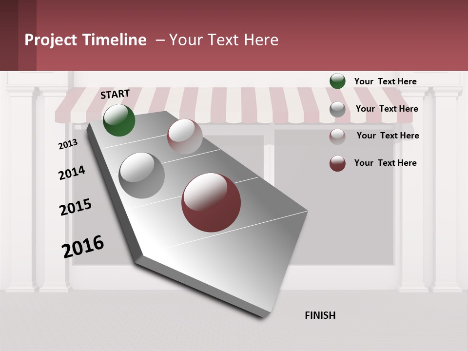 Caucasian Single Calm PowerPoint Template