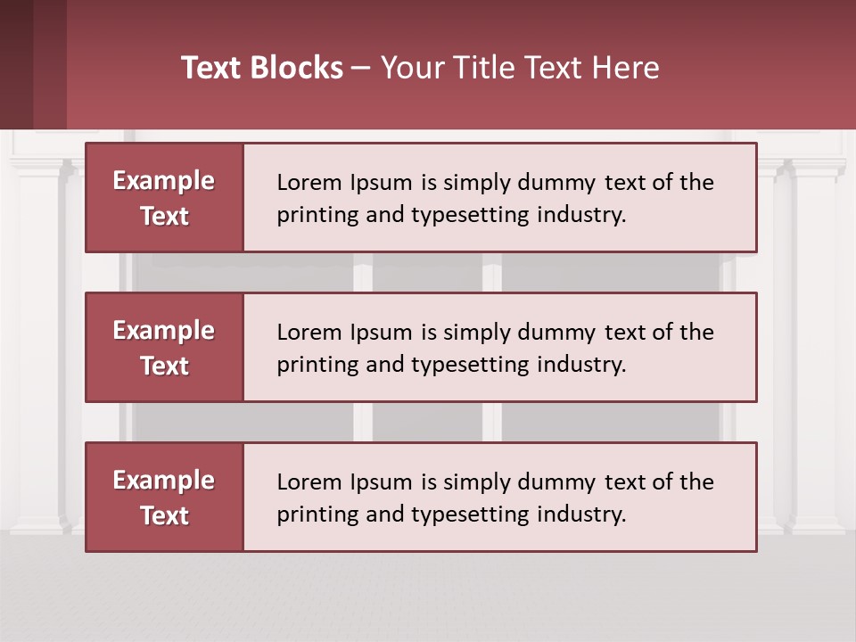 Caucasian Single Calm PowerPoint Template