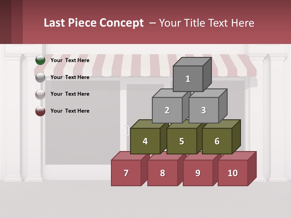 Caucasian Single Calm PowerPoint Template