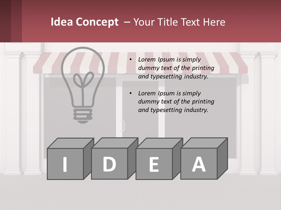 Caucasian Single Calm PowerPoint Template